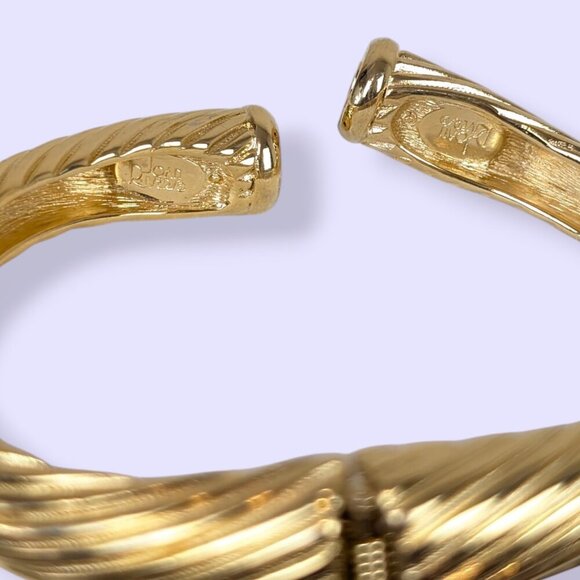 V. Joan Rivers Metal Twist Hinge Bracelet - Picture 4 of 5